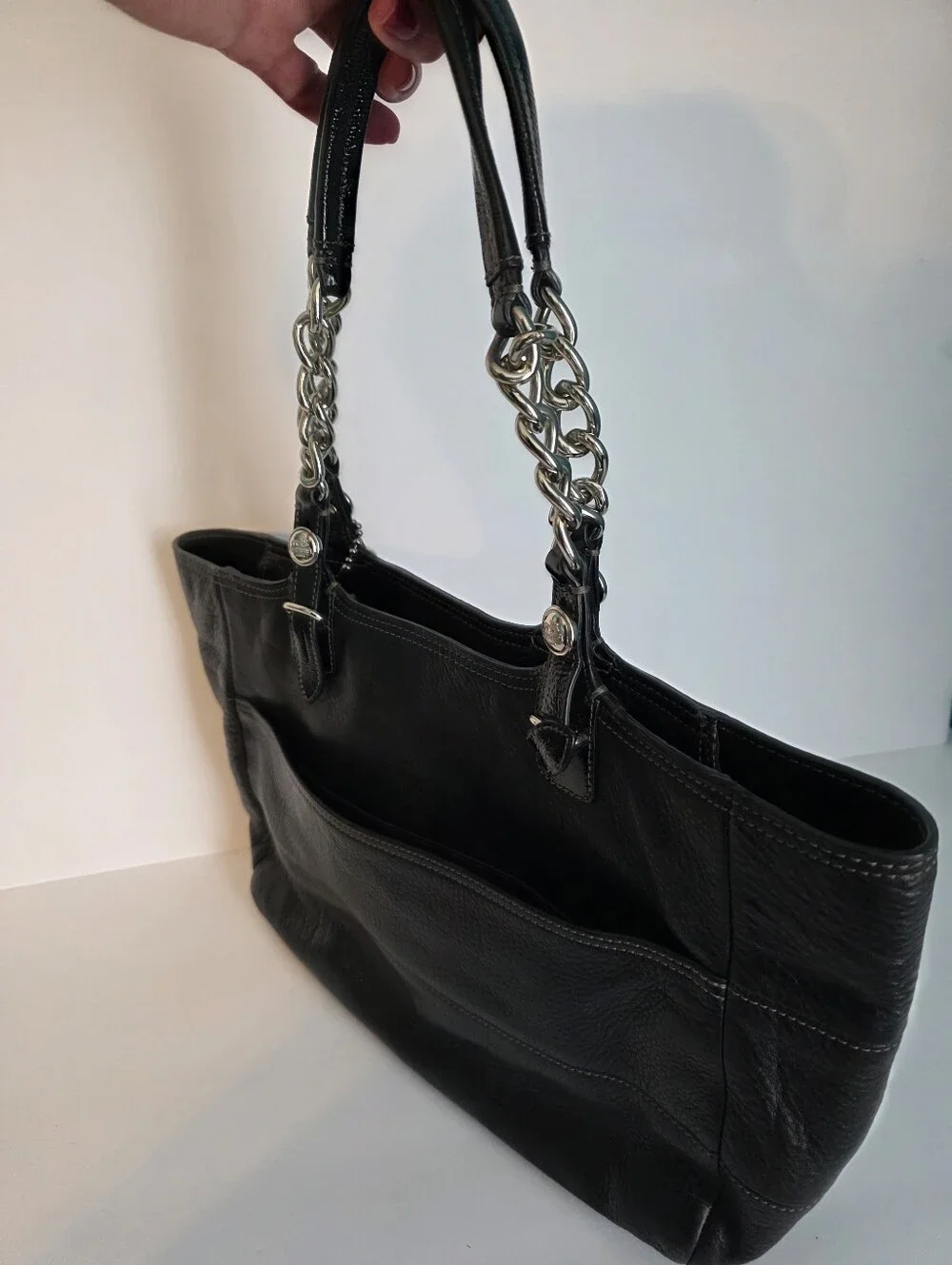 Coach tote pebbled